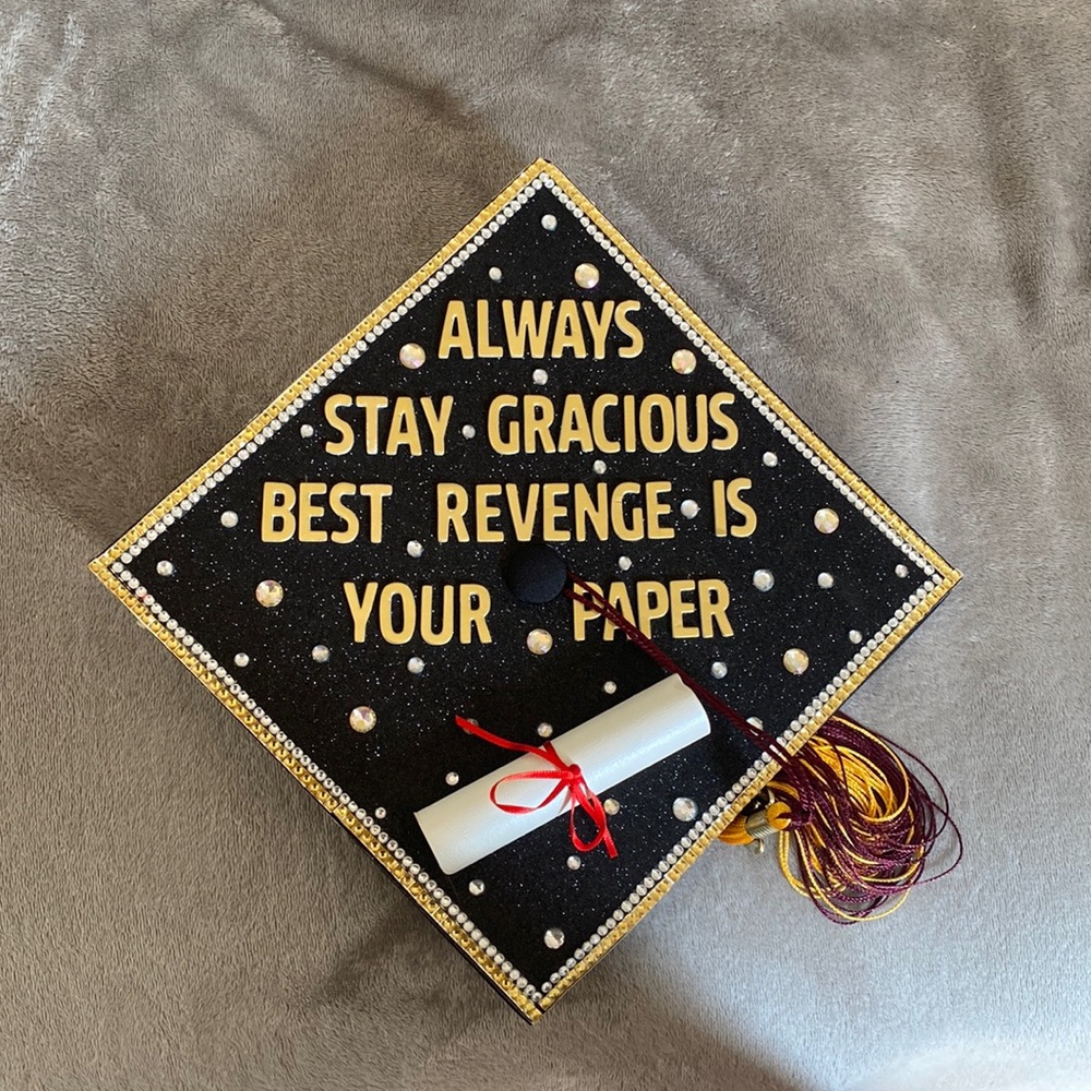 Custom made graduation cap